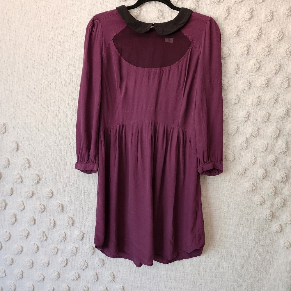 Cooperative Purple Longsleeve Petter Pan Collar Medium